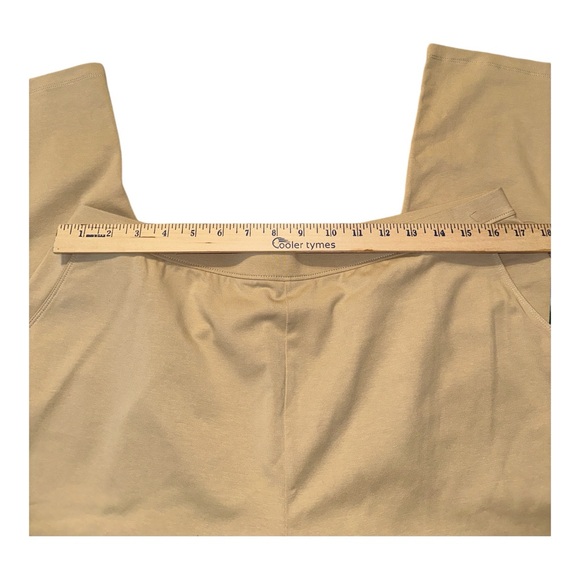 LL Bean Perfect Fit Pants Straight Leg Beige Color Ledge Women’s Size 1X NWOT - Picture 4 of 7